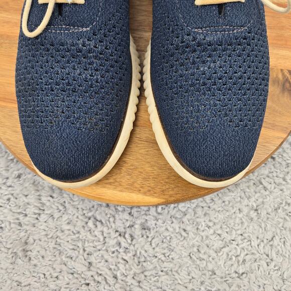 Cole Haan Mens 10.5M 2.ZeroGrand Navy Stitchlite Wingtip Business Casual Oxford main image 8
